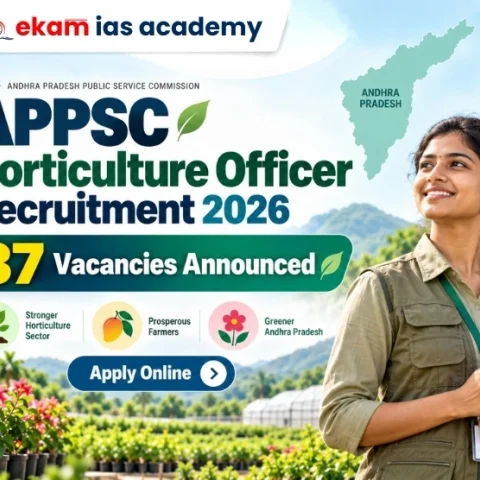 APPSC Horticulture Officer Recruitment 2026