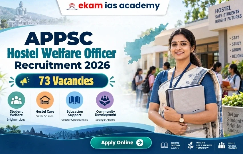 APPSC Hostel Welfare Officer Recruitment 2026