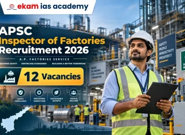 APPSC Inspector of Factories Recruitment 2026