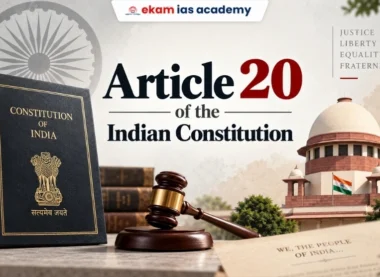 Article 20 of the Indian Constitution
