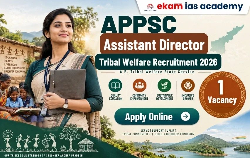 Assistant Director Tribal Welfare Recruitment 2026