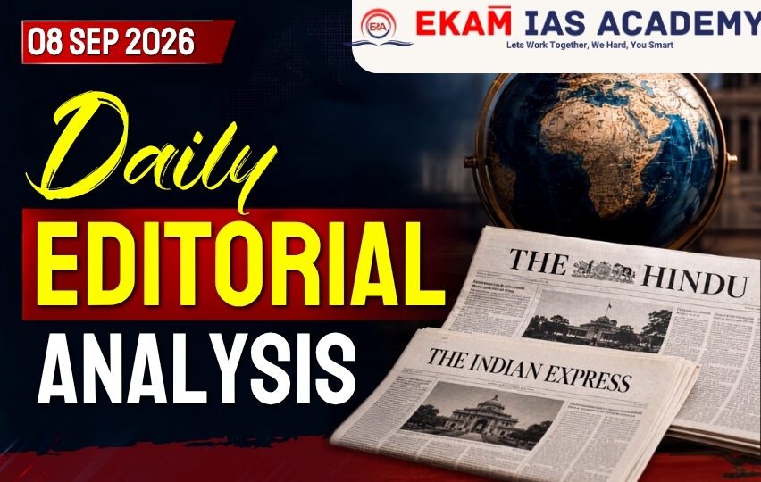 Daily Editorial Analysis 08 September 2026