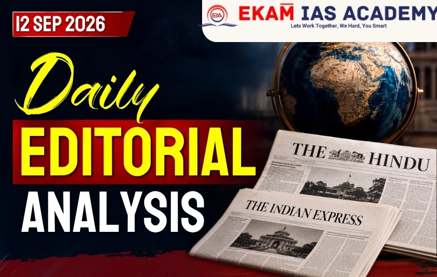 Daily Editorial Analysis 12 September 2026