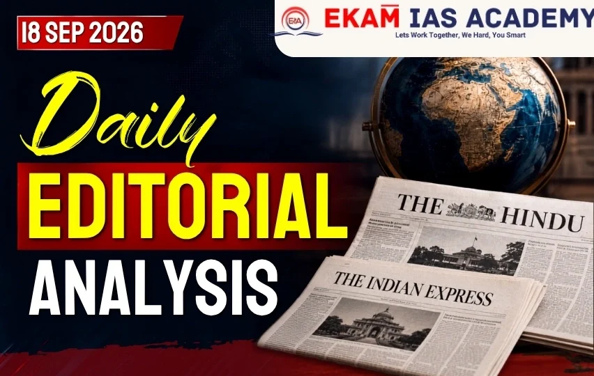 Daily Editorial Analysis 18 September 2026