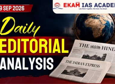 Daily Editorial Analysis 19 September 2026