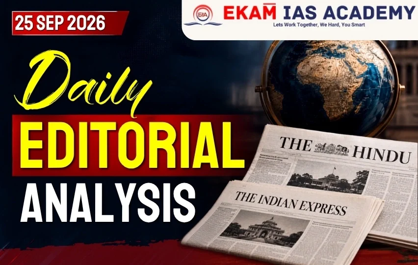 Daily Editorial Analysis 25 September 2026