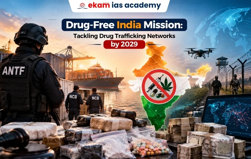 Drug-Free India Mission Tackling Drug Trafficking Networks
