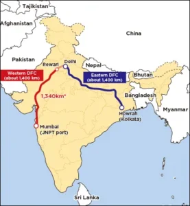 Freight Corridors in India