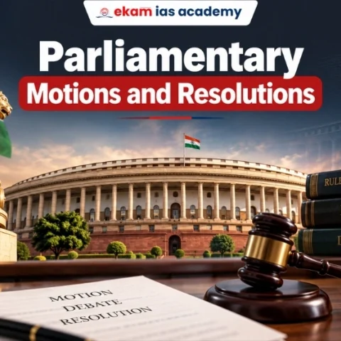 Parliamentary Motions and Resolutions UPSC