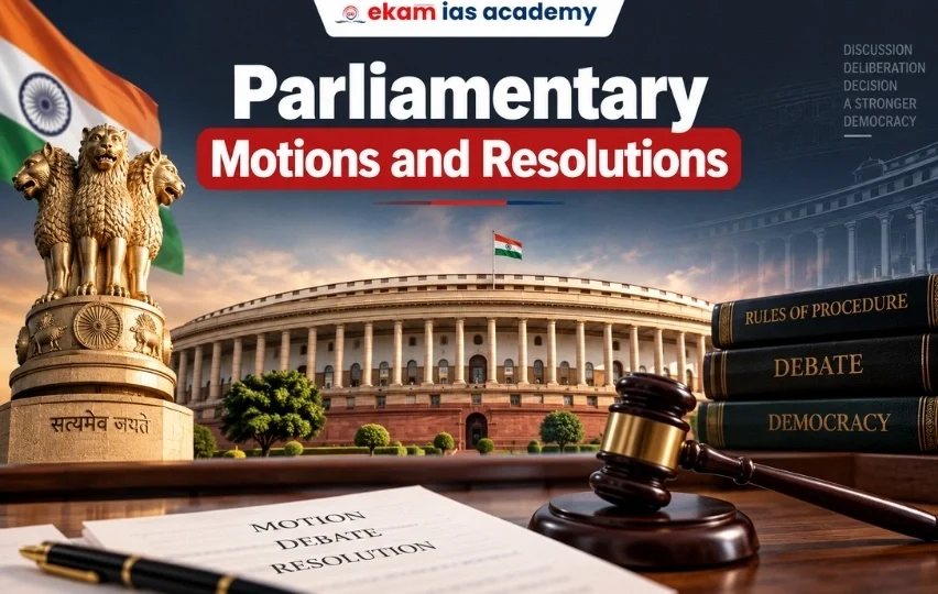 Parliamentary Motions and Resolutions UPSC