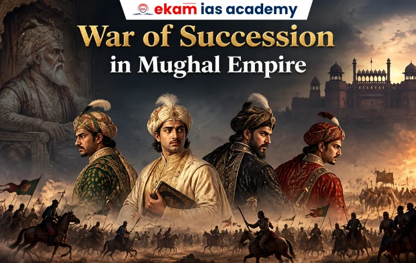 War of Succession in Mughal Empire UPSC