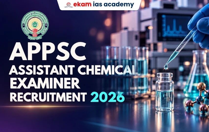 APPSC Assistant Chemical Examiner Recruitment 2026