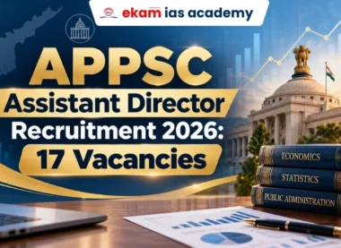 APPSC Assistant Director Recruitment 2026