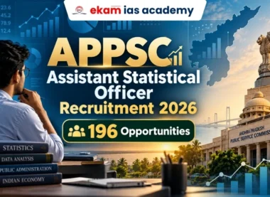 APPSC Assistant Statistical Officer Recruitment