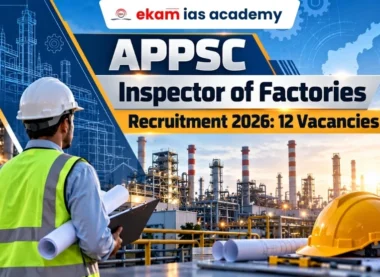 APPSC Inspector of Factories Recruitment 2026