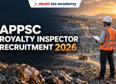 APPSC Royalty Inspector Recruitment 2026