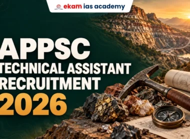 APPSC Technical Assistant Recruitment 2026