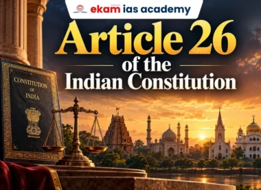Article 26 of the Indian Constitution