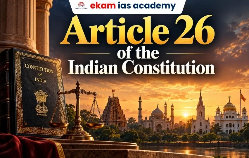 Article 26 of the Indian Constitution