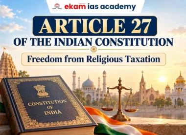 Article 27 of the Indian Constitution