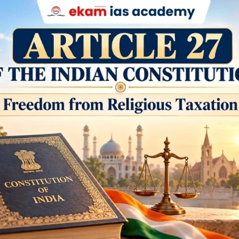 Article 27 of the Indian Constitution