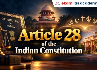 Article 28 of the Indian Constitution