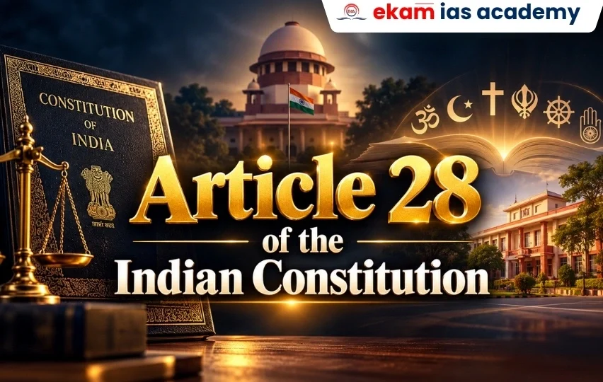 Article 28 of the Indian Constitution