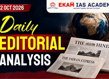 Daily Editorial Analysis 12 October 2026