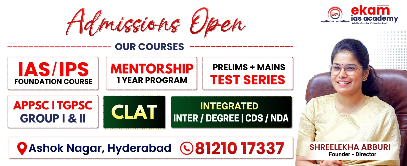 Ekam IAS Academy courses