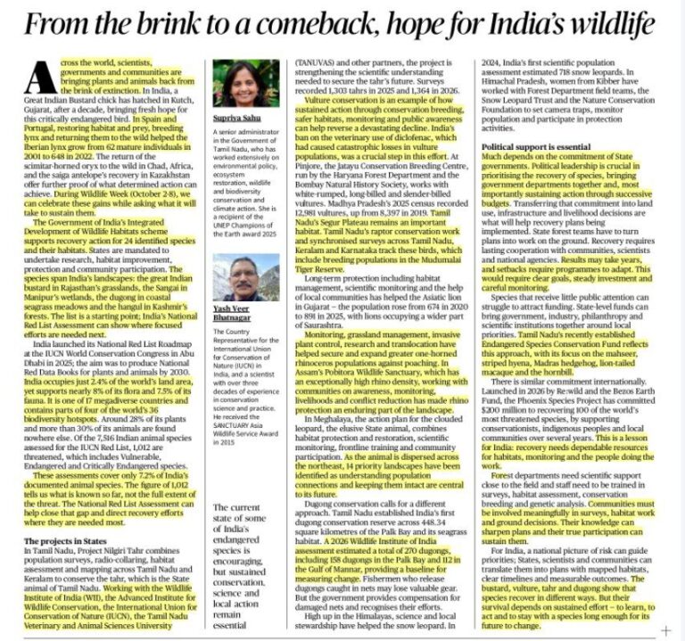 Wildlife Conservation: From Extinction to Recovery