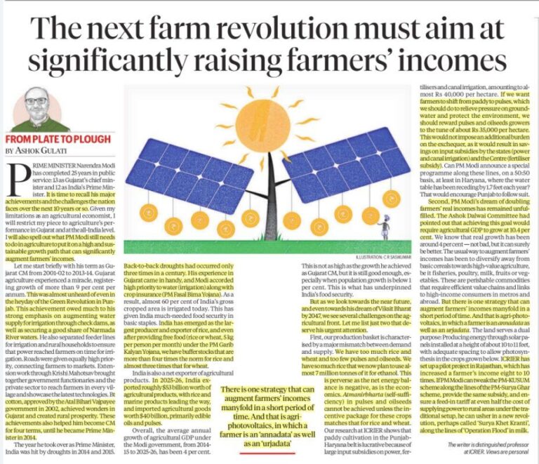 India’s Next Farm Revolution: Raising Farmers’ Incomes