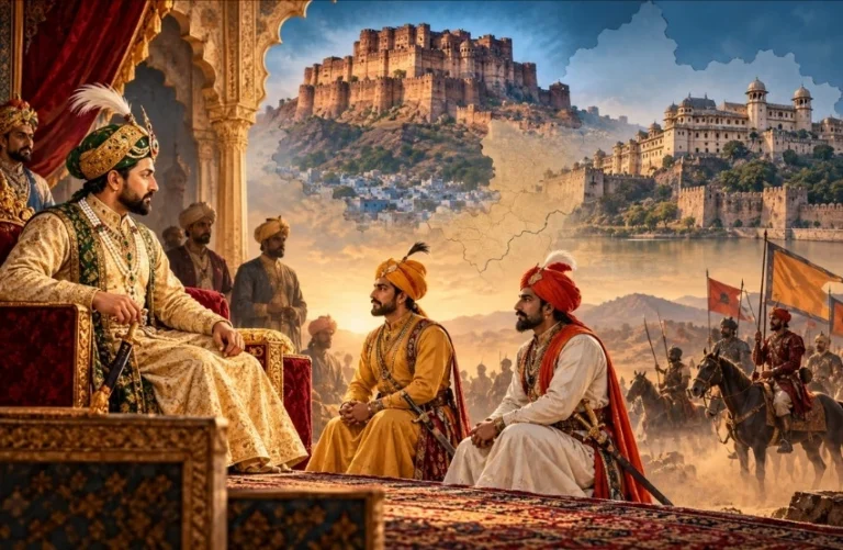 Marwar and Mewar Mughal Relations