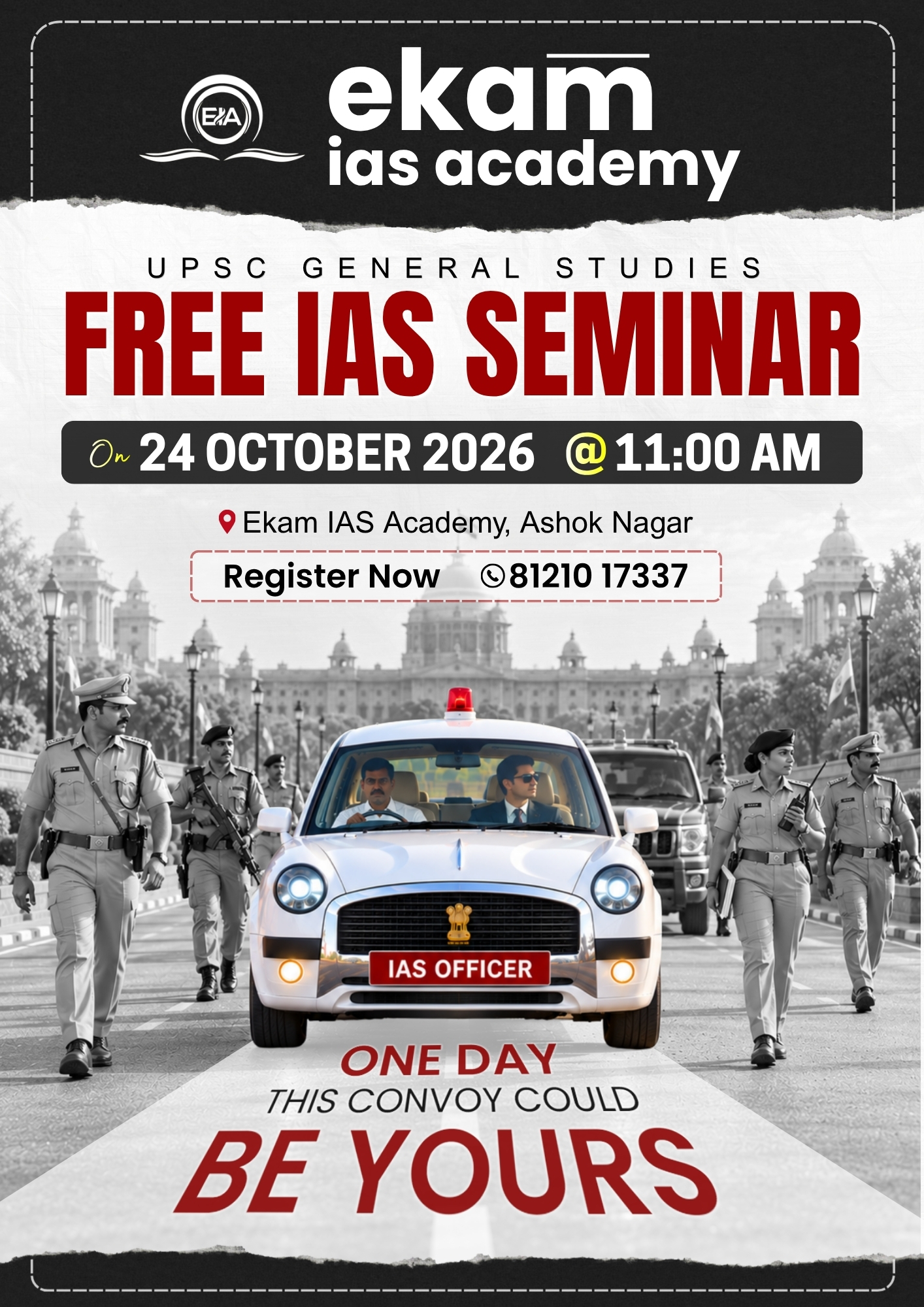 UPSC Free IAS Seminar on 24 October 2026